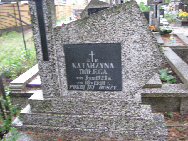Katarzyna Dołęga 1923 Białystok Starosielce - Grobonet - Wyszukiwarka osób pochowanych