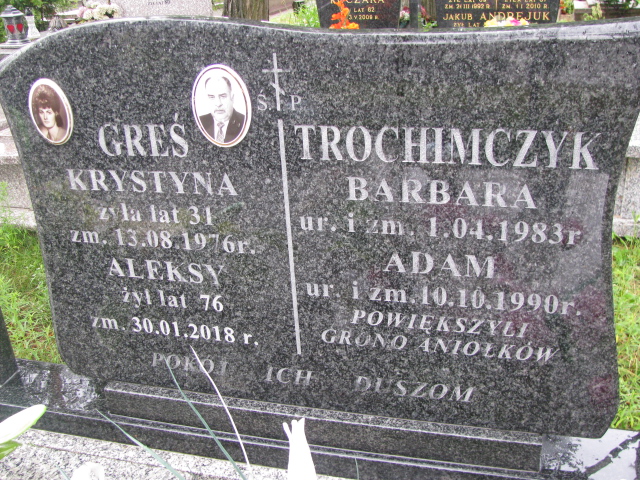 Krystyna Greś Białystok Starosielce - Grobonet - Wyszukiwarka osób pochowanych