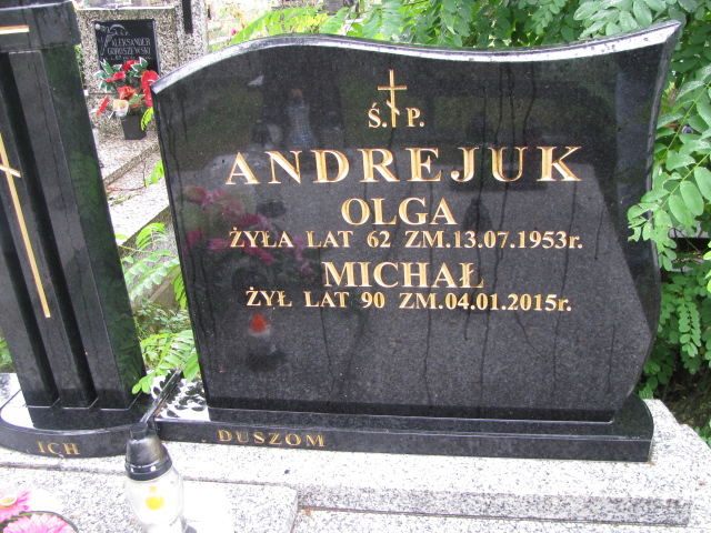 Michał Andrejuk 1925 Białystok Starosielce - Grobonet - Wyszukiwarka osób pochowanych