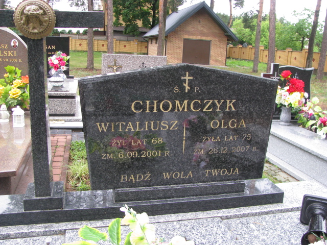 Grób Witaliusz Chomczyk